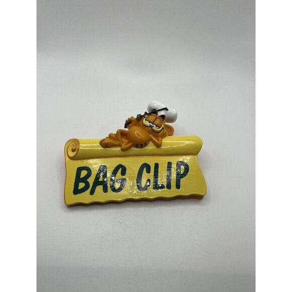 GARFIELD BAG CLIP, PAWS GIFTCO IN GREAT SHAPE , GREAT COLLECTABLE SEE - Picture 4 of 15